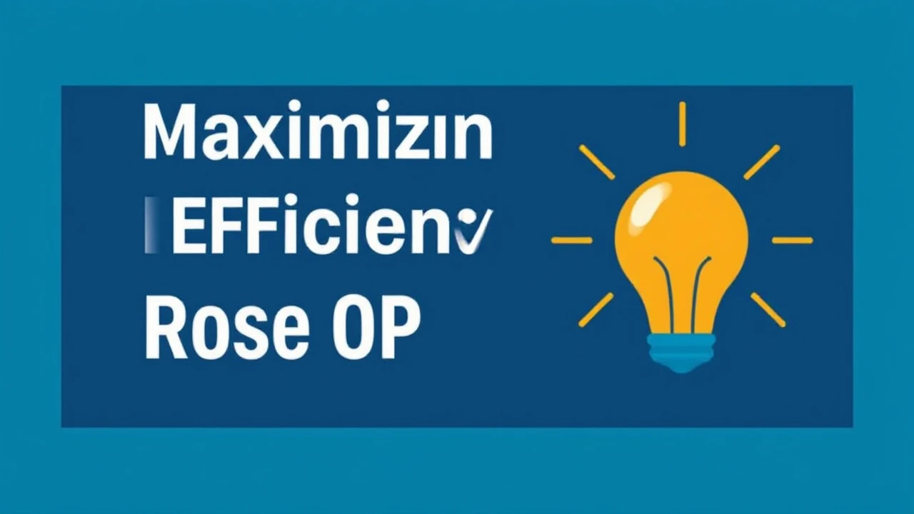Maximizing Efficiency: Proven Strategies for Improving Rose OP Services