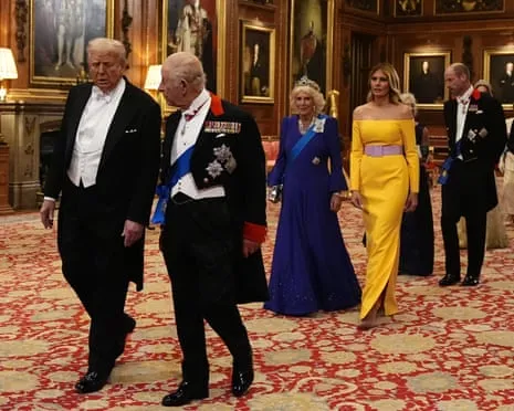 Royals Roll Out Red Carpet During Demonstrations; Jimmy Kimmel Taken Off Air Due To Kirk Comments