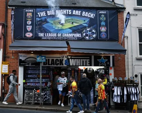 Newcastle Face Barca in Champions League Fixture